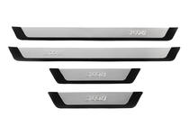Peugeot 3008 2008-2016 Seuils de porte OmsaLine (4 pcs, inox) photo 2