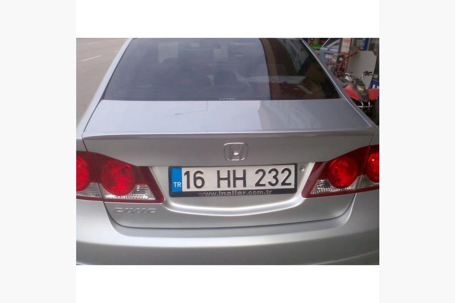 Honda Civic Sedan VIII 2006-2011 Spoiler Inche (apprêté pour peinture) Image