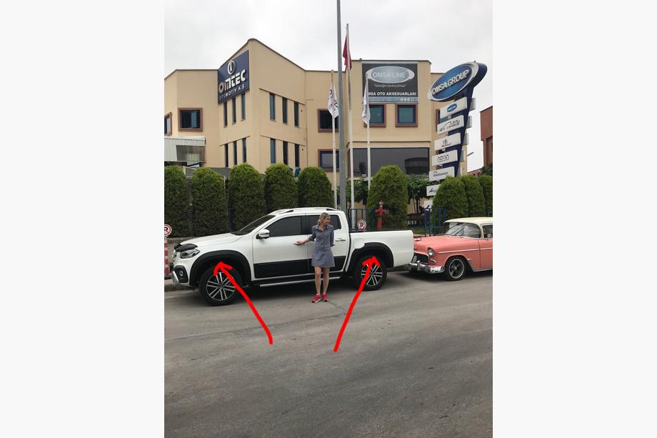 Mercedes X class 2017-2020 Extensions d'ailes (à peindre) Photo 4