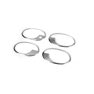 Couvre-poignées de porte Chromés (4 pcs, Acier Inoxydable) photo 3