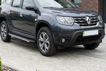 Renault Duster 2018-2024 Marchepieds latéraux DURU (2 pcs, aluminium) photo 1