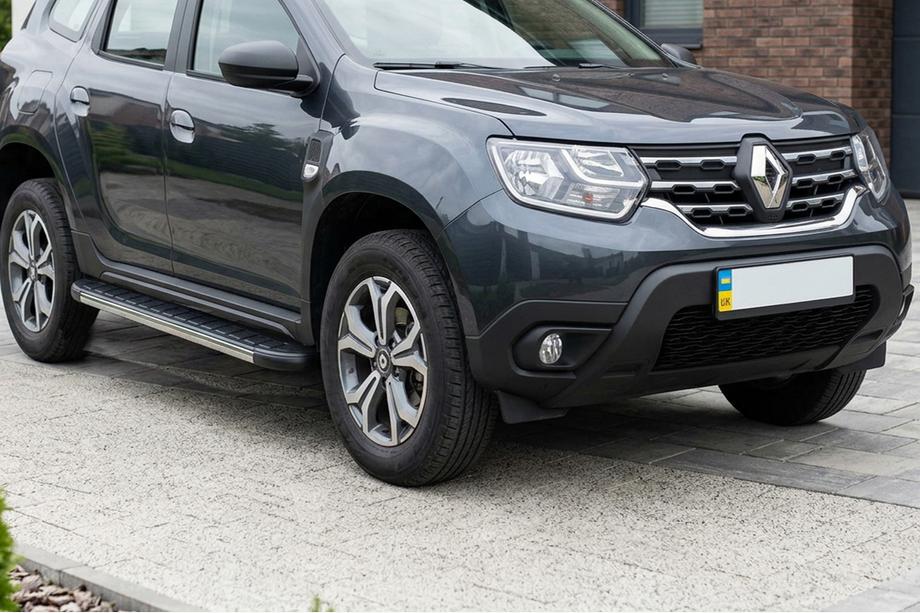 Dacia Duster 2018-2024 Marchepieds latéraux DURU (2 pcs, aluminium) Image