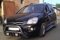 Kia Carens 1999-2012 Barres Latérales en Acier Inoxydable photo 2