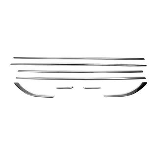 Baguettes inférieures de vitres inox (8 pcs) photo 2