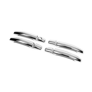 Couvre-poignées de Porte Chromés (4 pcs, Acier Inoxydable) photo 2
