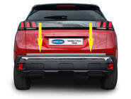 Peugeot 3008 2016-2023 Baguette de coffre inox photo 1