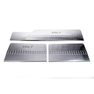 Seuils de porte intérieurs en inox Carmos V1 (3 pcs) photo 2