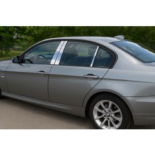 Couvre montants de porte en acier inoxydable BMW 3 Series E90/E91 2005-2011 photo 1