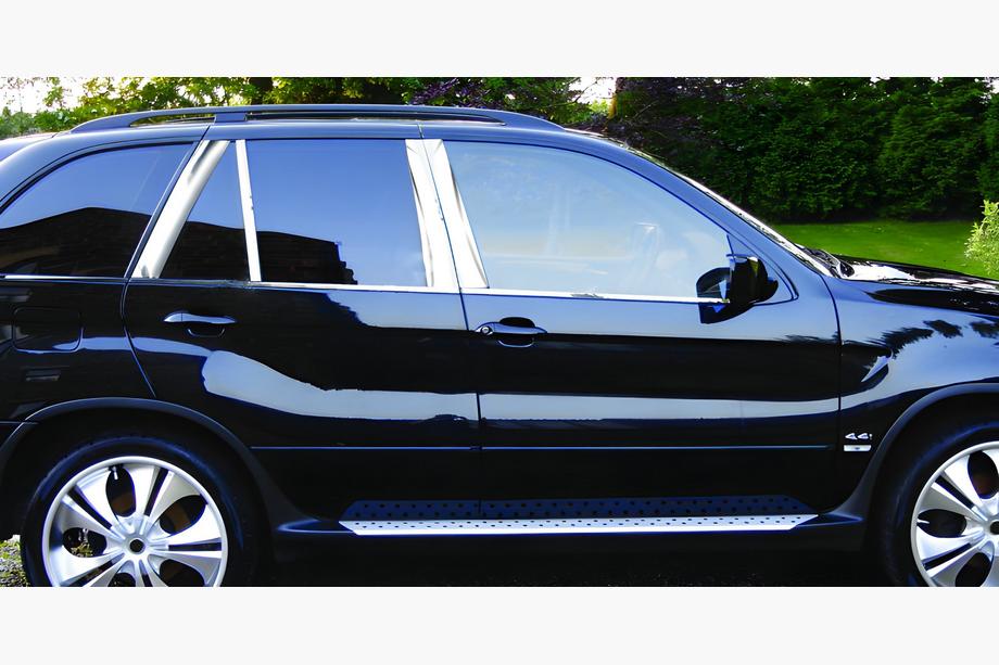 BMW X5 F15 2013-2018 Moulures de Montants de Porte en Acier Inoxydable Image