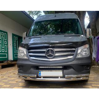 Barre avant inférieure Shark (inox) Mercedes Sprinter W906 2006–2018 photo 1