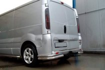 Renault Trafic 2001–2015 Coins arriere AK003-double (inox) photo 2