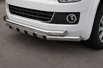 Volkswagen T5 Transporter 2003-2010 Barre Avant ST015 (Inox) photo 1