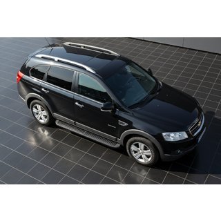 Marchepieds Latéraux Tayga Black (2 pcs, Aluminium) Chevrolet Captiva 2006-2019 photo 1