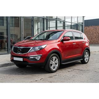Marchepieds Latéraux Tayga Black (2 pcs, Aluminium) Kia Sportage 2010-2015 photo 1