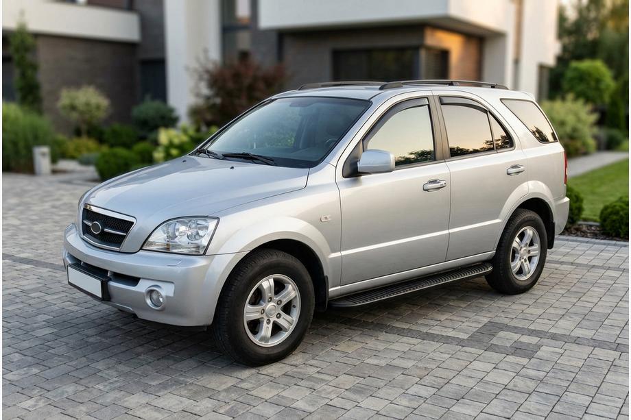 Kia Sorento I BL 2002-2009 Marchepieds Latéraux Tayga Black (2 pcs, Aluminium) Image