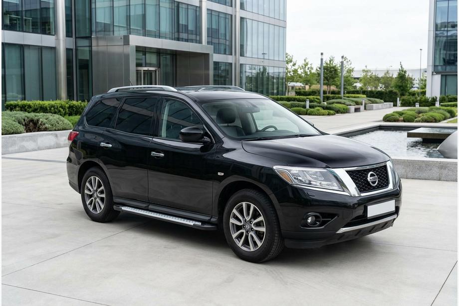 Nissan Pathfinder R52 2012-2021 Marchepieds Latéraux Allmond Grey (2 pcs, Aluminium) Image