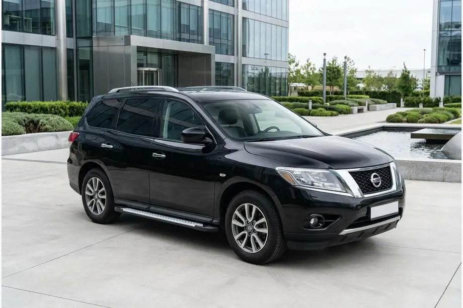 Nissan Pathfinder R52 2012-2021 Marchepieds Latéraux Allmond Grey (2 pcs, Aluminium) Image