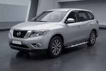 Nissan Pathfinder R52 2012-2021 Marchepieds Latéraux Sunrise (2 pcs, Aluminium) photo 1