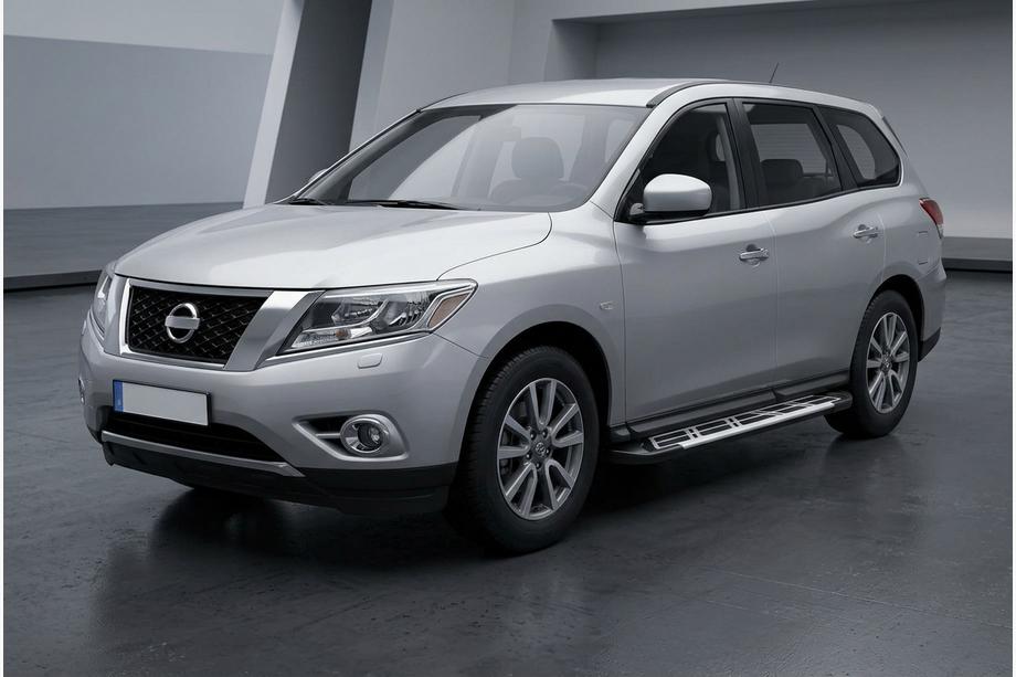 Nissan Pathfinder R52 2012-2021 Marchepieds Latéraux Sunrise (2 pcs, Aluminium) Image
