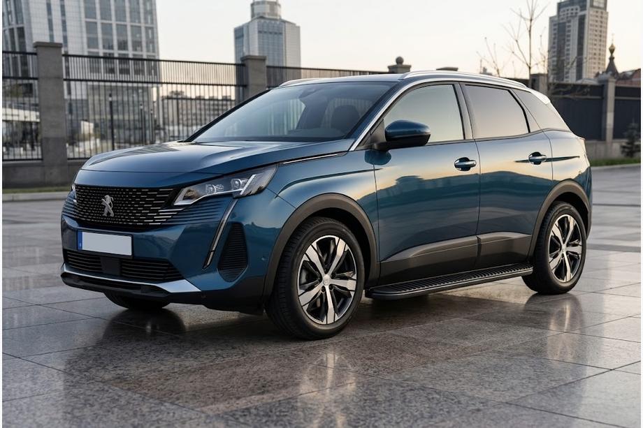 Peugeot 3008 2016-2023 Marchepieds Latéraux Tayga Black (2 pcs, Aluminium) Photo 1
