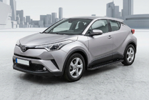Toyota C-HR 2016-2023 Marchepieds Latéraux Allmond Black (2 pcs, aluminium) photo 1