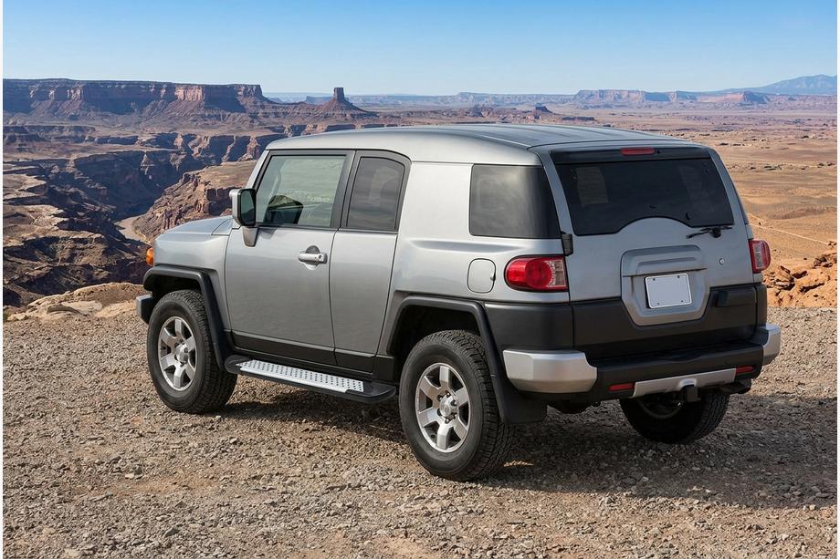 Toyota FJ Cruiser 2006-2022 Marchepieds Latéraux Allmond Grey (2 pcs, Aluminium) Image
