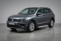 Volkswagen Tiguan 2016-2023 Marchepieds latéraux Allmond Grey (2 pcs, aluminium) photo 1