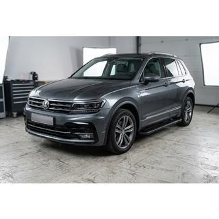 Marchepieds Latéraux Allmond Black (2 pcs, Aluminium) Volkswagen Tiguan 2016-2023 photo 1