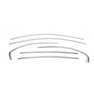 Encadrement supérieur de vitres inox (6 pcs) Chevrolet Captiva 2006-2019 photo 2