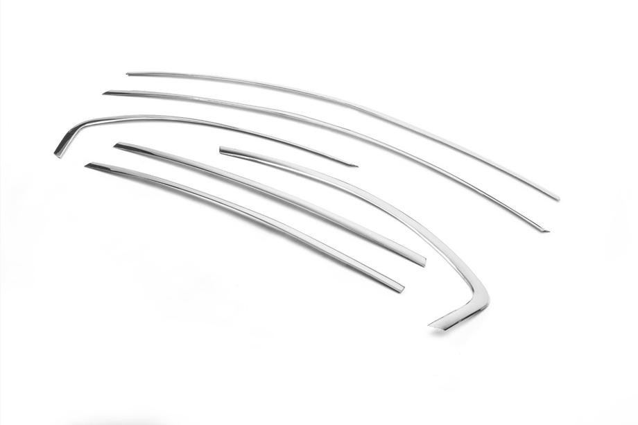 Chevrolet Captiva 2006-2019 Encadrement supérieur de vitres inox (6 pcs) Photo 3