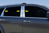 Fiat Freemont 2011-2016 Enjoliveurs de Montants de Porte en Acier Inoxydable (8 pcs) photo 1