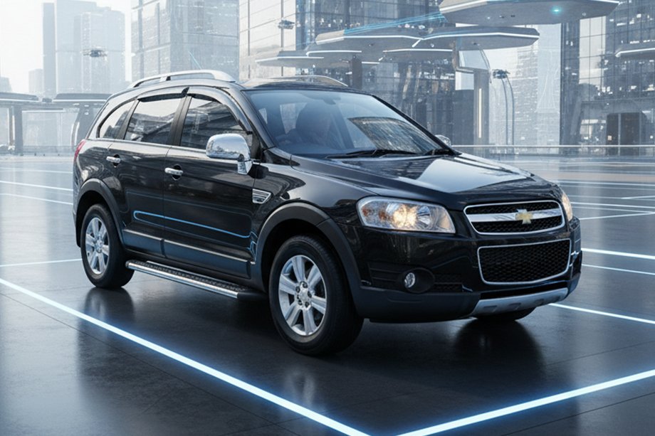 Chevrolet Captiva 2006-2019 Marchepieds Latéraux Maydos V2 (2 pcs, Aluminium & Inox) Image