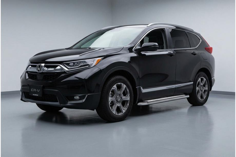 Honda CRV 2017-2022 Marchepieds Latéraux Maydos V2 (2 pcs, Aluminium & Inox) Image