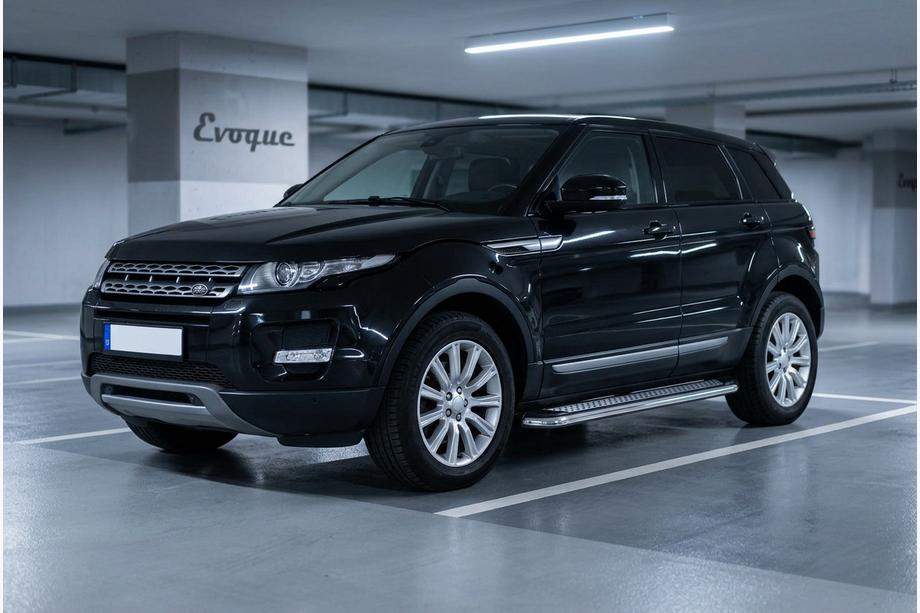 Range Rover Evoque 2012-2018 Marchepieds Latéraux Maydos V2 (2 pcs, Aluminium & Inox) Image
