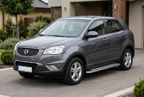 SsangYong Korando 2010-2019 Marchepieds Latéraux Maydos V2 (2 pcs, Aluminium & Inox) photo 1