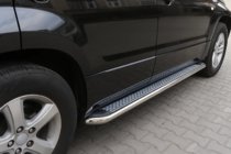 Suzuki Grand Vitara 2005-2017 Marchepieds Latéraux Maydos V2 (2 pcs, Aluminium & Inox) photo 1