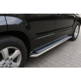 Marchepieds Latéraux Maydos V2 (2 pcs, Aluminium & Inox) Suzuki Grand Vitara 2005-2017 photo 1