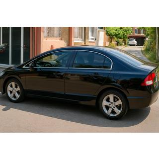 Ensemble complet d'encadrements de vitres inox (12 pièces) Honda Civic Sedan VIII 2006-2011 photo 1