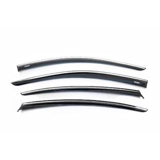 Déflecteurs de Vitres avec Moulure Chromée SD (4 pcs, Niken) photo 2