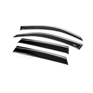 Déflecteurs de vitres avec moulure chromée (4 pcs, Niken) Suzuki Vitara 2015- photo 2