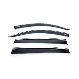 Déflecteurs de Vitres avec Moulure Chromée (4 pcs, Niken)