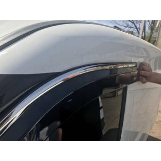 Déflecteurs de vitres avec moulure chromée (4 pcs, Niken) photo 4