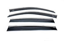 Volkswagen Tiguan 2007-2016 Déflecteurs de Fenêtre avec Moulure Chromée (4 pcs, Niken) photo 6