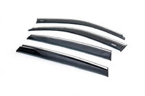 Volkswagen Tiguan 2007-2016 Déflecteurs de Fenêtre avec Moulure Chromée (4 pcs, Niken) photo 7