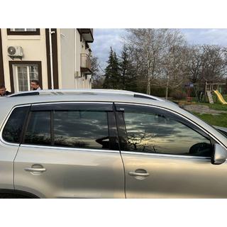 Déflecteurs de Fenêtre avec Moulure Chromée (4 pcs, Niken) photo 3