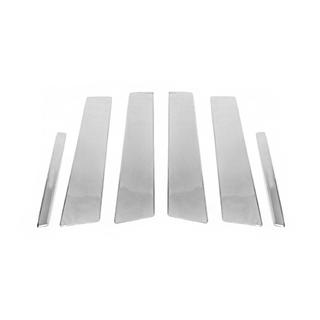 Couvre-montants en acier inoxydable (6 pcs) photo 2