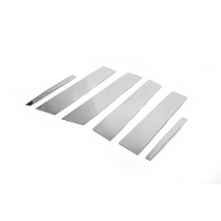 Couvre-montants en acier inoxydable (6 pcs) photo 3