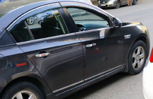 Chevrolet Cruze 2009–2015 Couvre-Moulures de Portes Chromés (Inox) photo 3
