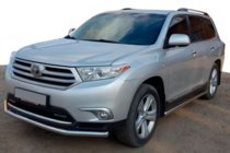 Toyota Highlander 2008-2013 Barre de Protection Avant ST008 (2010-2013, Inox) photo 1