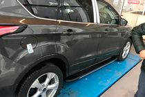 Ford Kuga/Escape 2013-2019 Marchepieds latéraux Bosphorus Grey (2 pcs, aluminium) photo 5